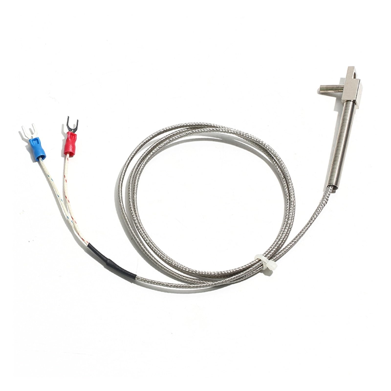 FULIMEI K/E-Type Thermocouple Patch-Mount 1M/2M/3M/4M/5M Temperature Probe Bore Diameter 4mm Compatible With Industrial 1PC(E Length 4m)