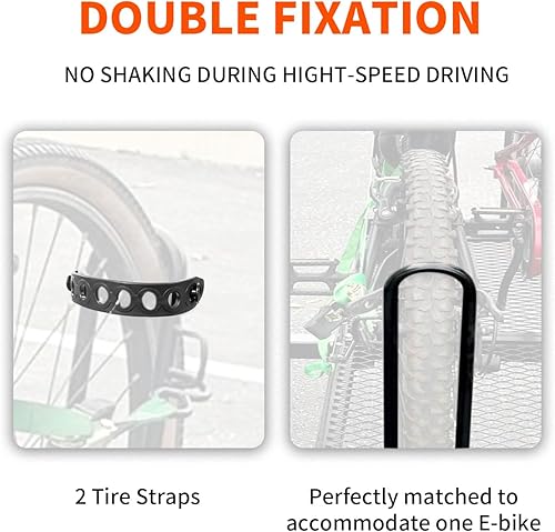 Miniatura 3 de MaxxHaul 50885 - Juego de 2 cunas de bicicleta de 4 pulgadas de ancho para portabicicletas MaxxHaul 50641 y portabicicletas