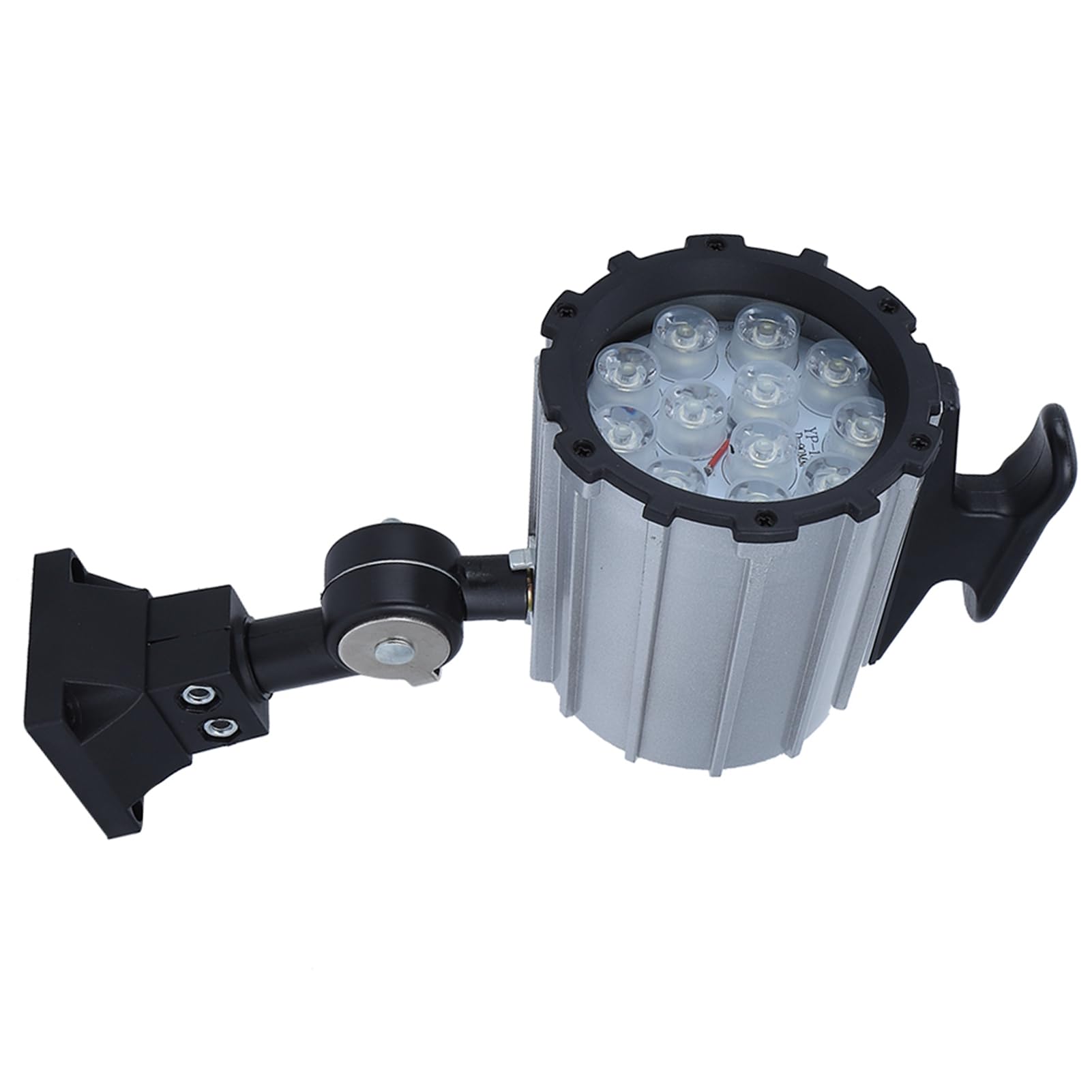 Braccio regolabile per lampada da lavoro a LED da 12 W 24 V, design anti acqua per utensili CNC, torni, trapani; Alta luminosità, facile installazione