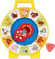 Fisher-Price Classics Farmer Says See 'n Say Vintage Toy - 12 Animal Sounds, Interactive Pull Cord Learning for Toddlers 18 Months+