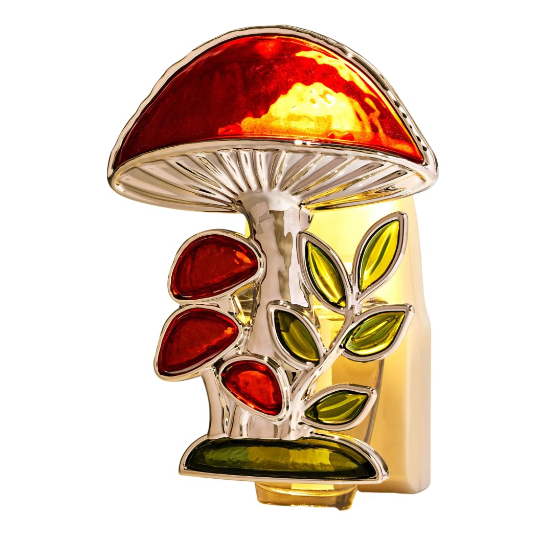 Bath & Body Simple Mushroom Nightlight Wallflowers Fragrance Plug | Light Up 24/7