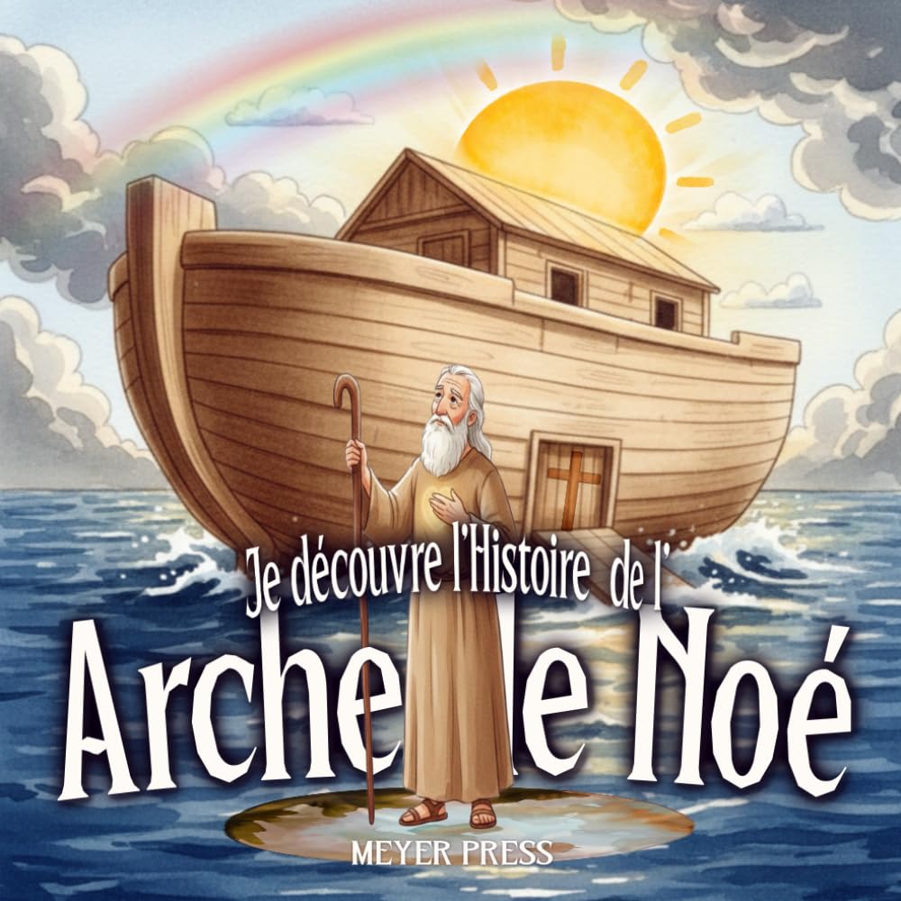 Je découvre l’Histoire de L'Arche de Noé: Livre illustré pour enfant 3 à 6 ans. LA BIBLE ADAPTÉE AUX ENFANTS Facile à Lire.