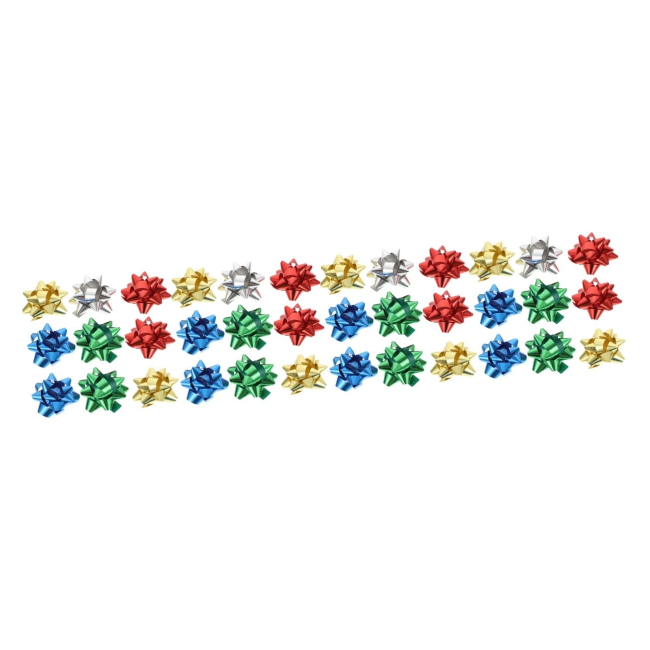 Beavorty 600 Pezzi Autoadesivi Stella Fiore Fiocchi Regalo Adesivi Fiore Adesivo Per Regalo Di Natale Forniture Natalizie Accessori Regalo Fiocchi Regalo Per Confezioni Regalo Fiocchi
