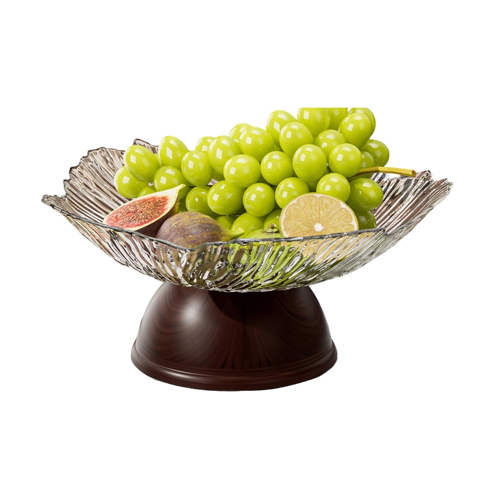 our fave Contemporary Raised Fruit Food Grade Candy Tray with Metal Accent and Multiple Type Optional Serving