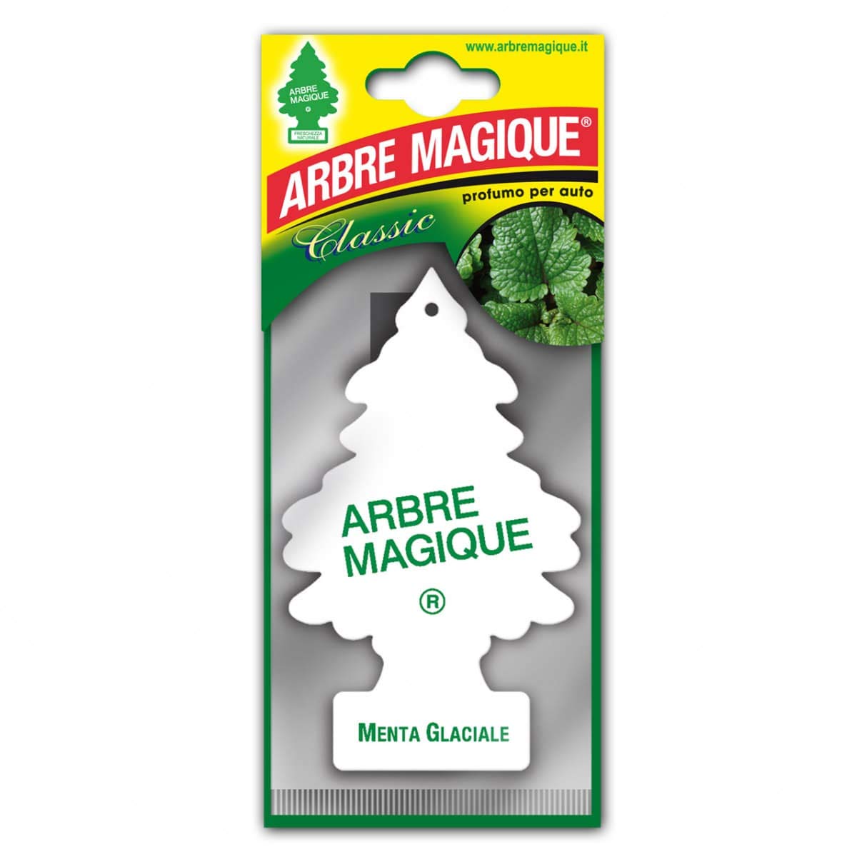 Arbre Magique Deodorante auto mono Menta Glaciale