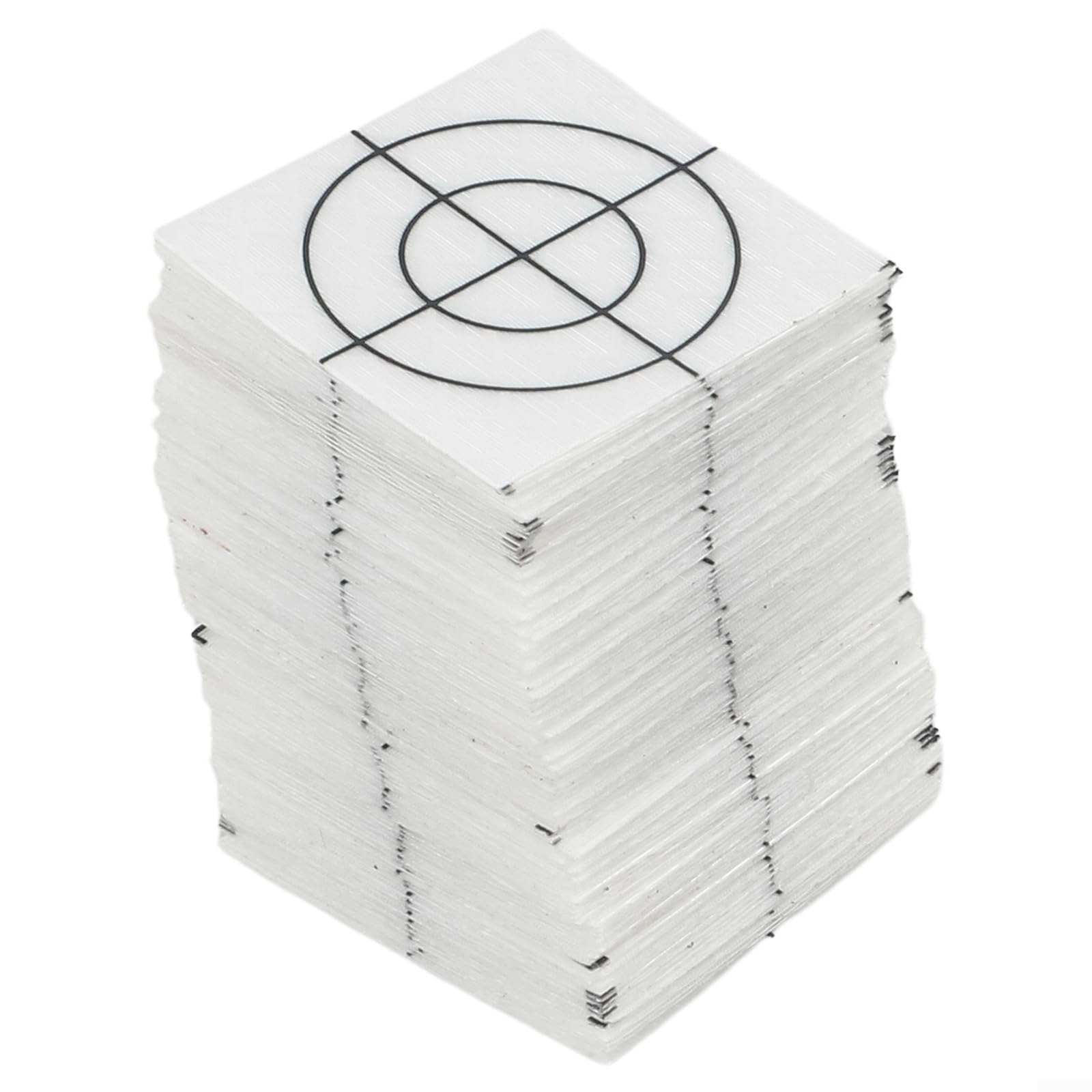 100Pcs Survey Targets Reflector, Target Sheets Reflective Tape Total Stations Reflective Adhesive Target Sheets for Ship Inspection Building Construction(6cm*6cm)