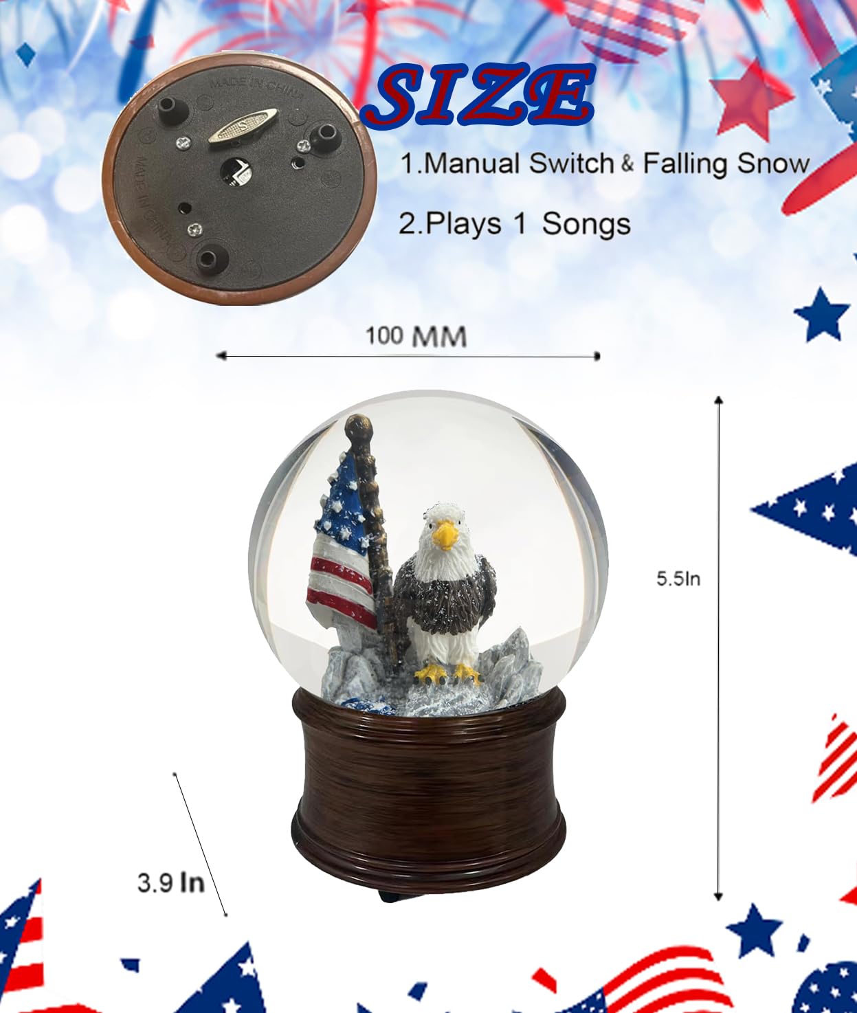 Gisela Graham Pastel Village Light Up Musical Stand 18 cm