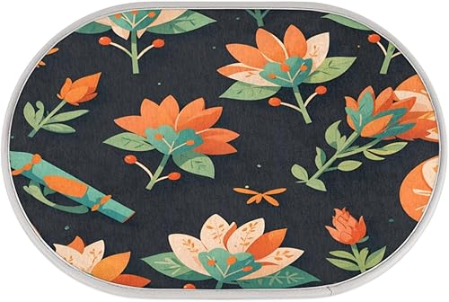 Miniatura 2 de Maple Fall Memory Foam Bath Rug Soft Velvet Non-Slip Bathroom Rug Super Absorbent Shower Floor Mats Thick Bath Mat Carpet for Bathroom,Tub and