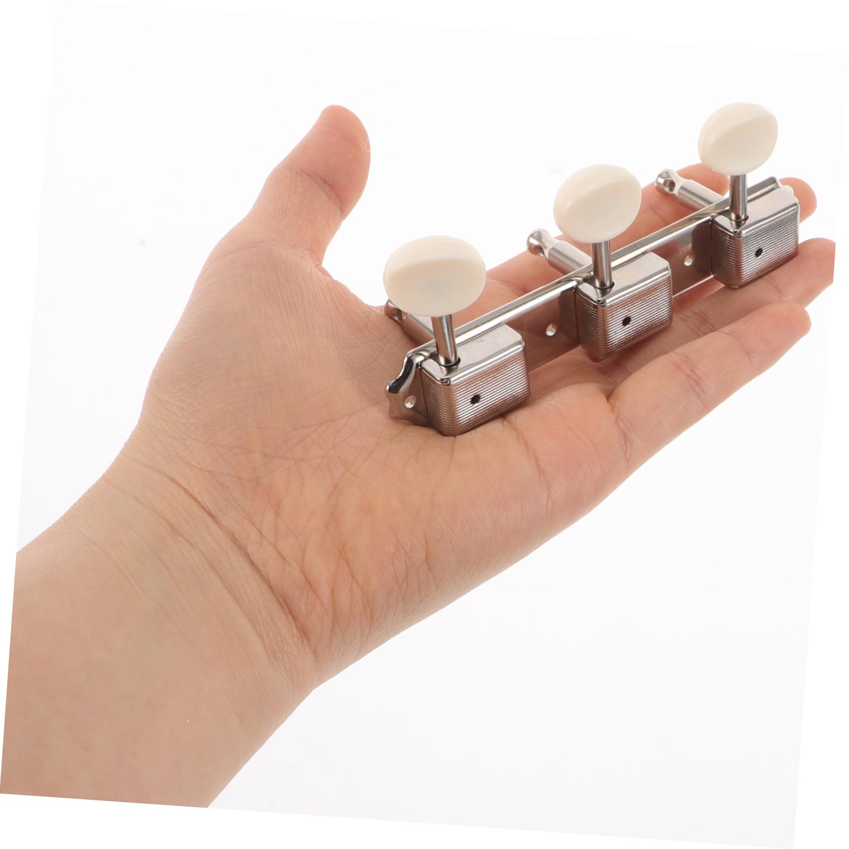 TOYANDONA 1 Paio Di Accordatori Per Chitarra In Metallo Argentato Meccaniche Manopole Piroli Viti