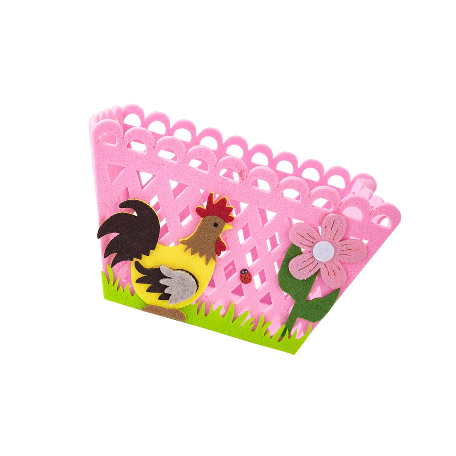 Msioytog B Holiday Gift Ag Features A Colorful Rooster Versatiled Storage Asket For Eggs And Candy For Parties Decoration Candy Holder