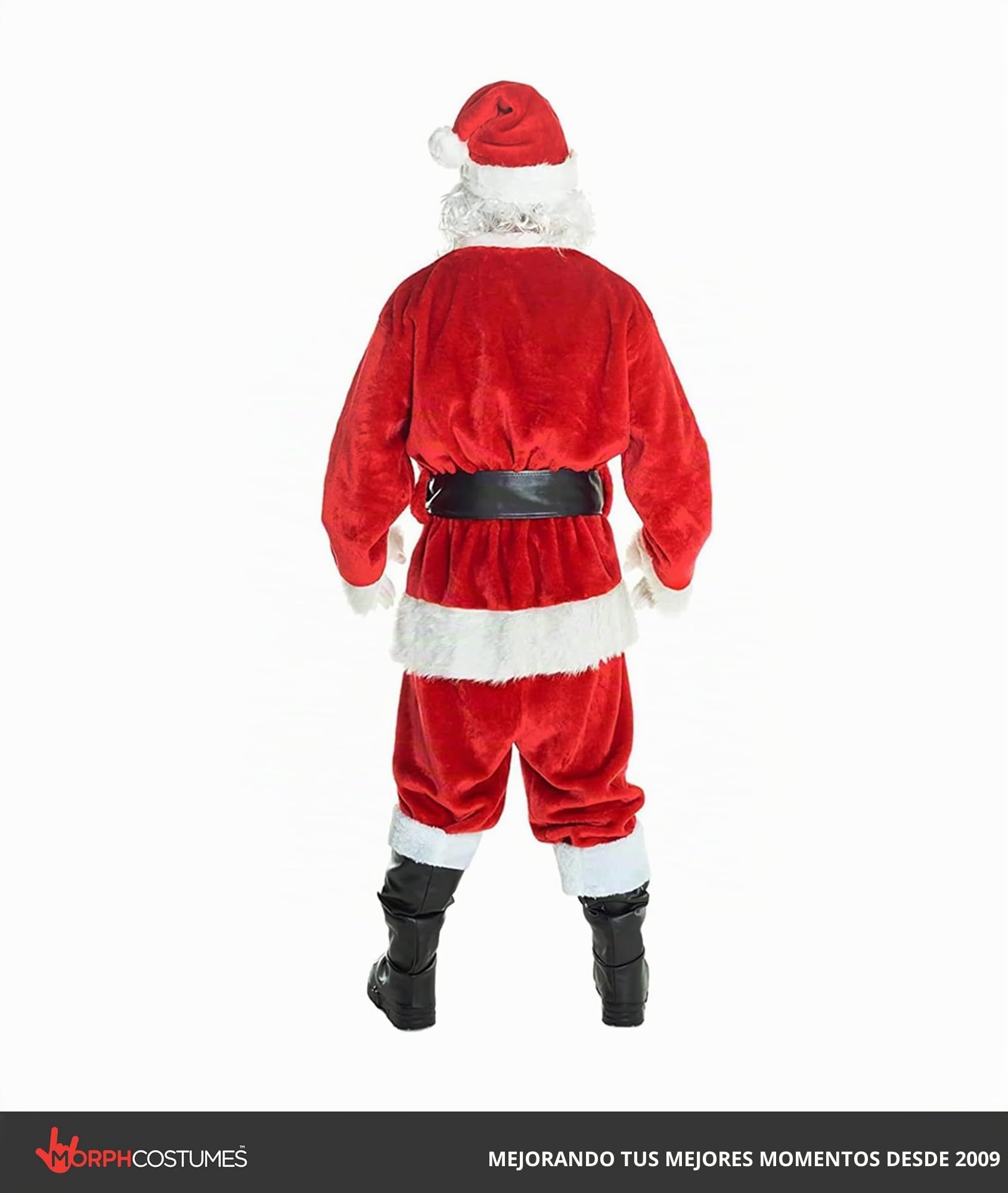Morph Disfraz Papa Noel Adulto, Disfraz Navidad Halloween Adulto