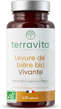 TERRA VITA Levure de Bière Active Bio Terravita - 120 Gélules