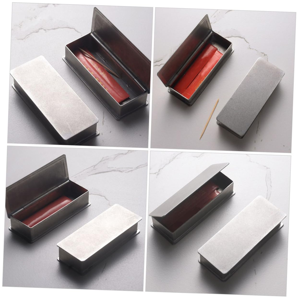 Lot De 2 Distributeurs Rétro Pour Cure-dents En Plastique - Décoration Pratique Pour Table De Cuisine, Bar, Fête