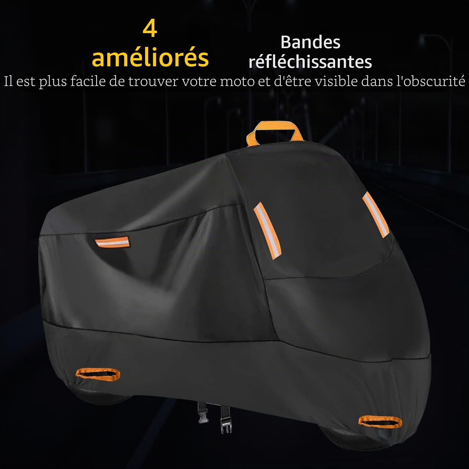Housse de Moto 300D 4XL 295x95x140cm