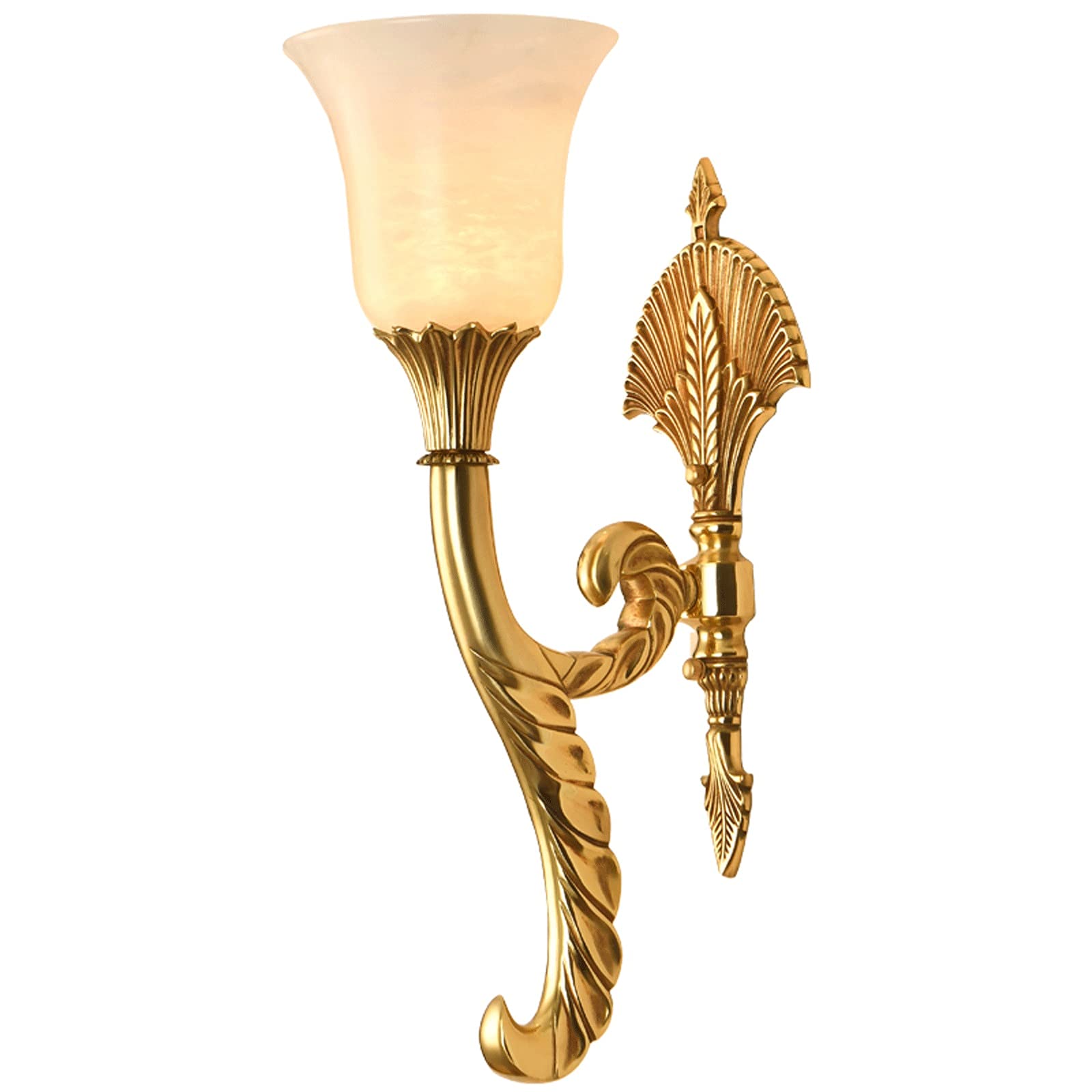 JYBNBBE Wall Sconces, Indoor Wall Sconces European Style Copper Wall Lamp Bedroom Bedside Lamp Creative Living Room Marble Lamp Background Wall Aisle Lamps Bedroom Wall Lamp,ch,A