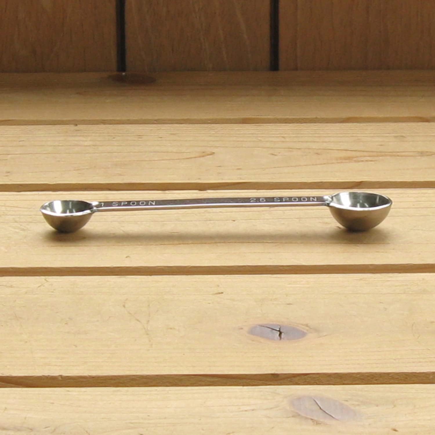 Nagao Tsubamesanjo Extra Thick Double Measuring Spoon, 0.06 fl oz (1 cc, 2.5 cc), 18-8 Stainless Steel, Made in Japan