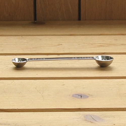 Miniatura 8 de Tsubamesanjo - Cuchara medidora doble extra gruesa, 0.2 onzas líquidas (5 cc), 0.5 onzas líquidas (15 cc), acero inoxidable 18-8, fabricada en Japón