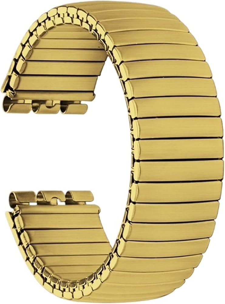 Amazon.co.jp: ステンレススチール伸縮性時計バンド 17mm 20mm メタル