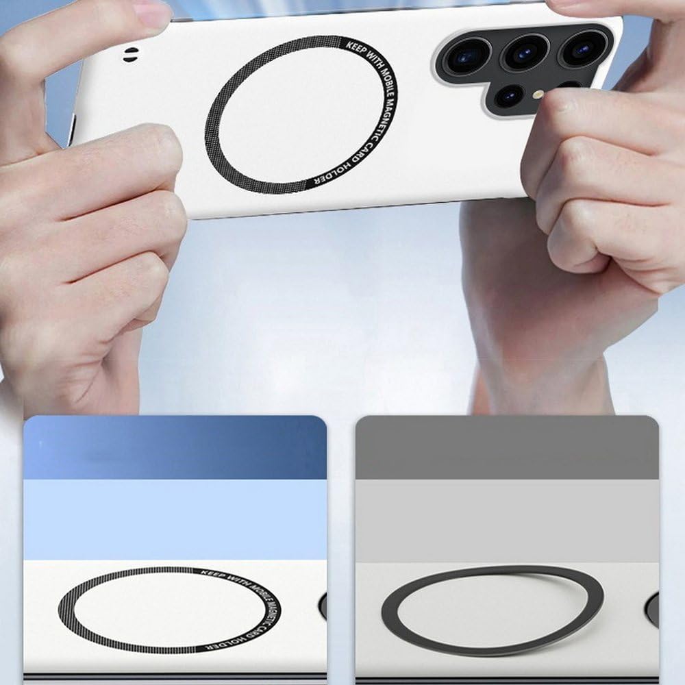 Ultracienkie PC Bezramkowe Magnetyczne Etui Telefoniczne Do Samsung Galaxy S24 S23 S22 S21 S20 FE Plus NOTE 20 Ultra Matowe, Jasnozielone, Do S23