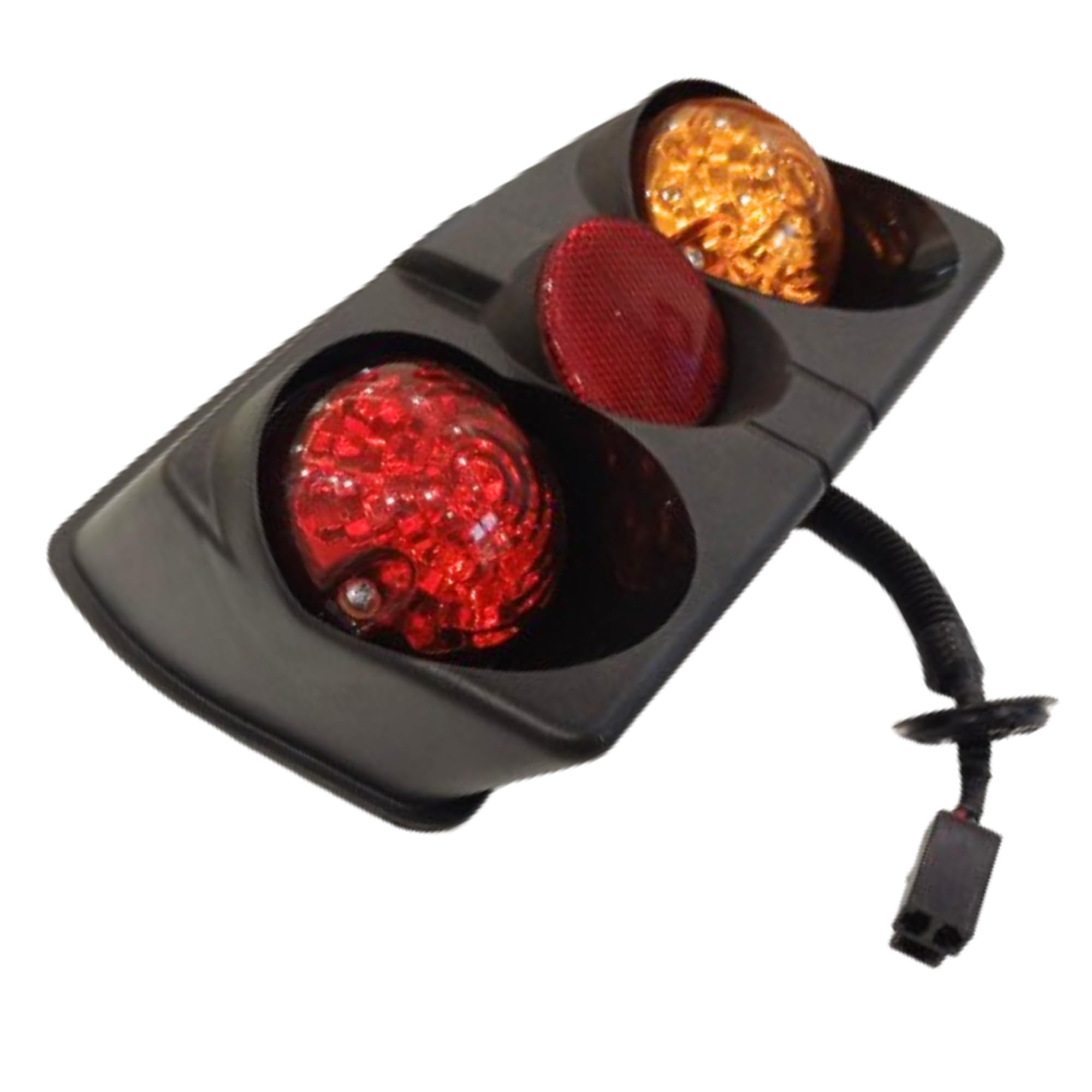 APSMOTIV Led Tail Lights/Back light/Turn Signal Indicator Red/Amber Assembly 12v Easy to Fit Suitable for Sonalika Mahabali and Sikander Tractors Vehicles Set of 2 Pieces (Left + Right) - Image 7 thumbnail