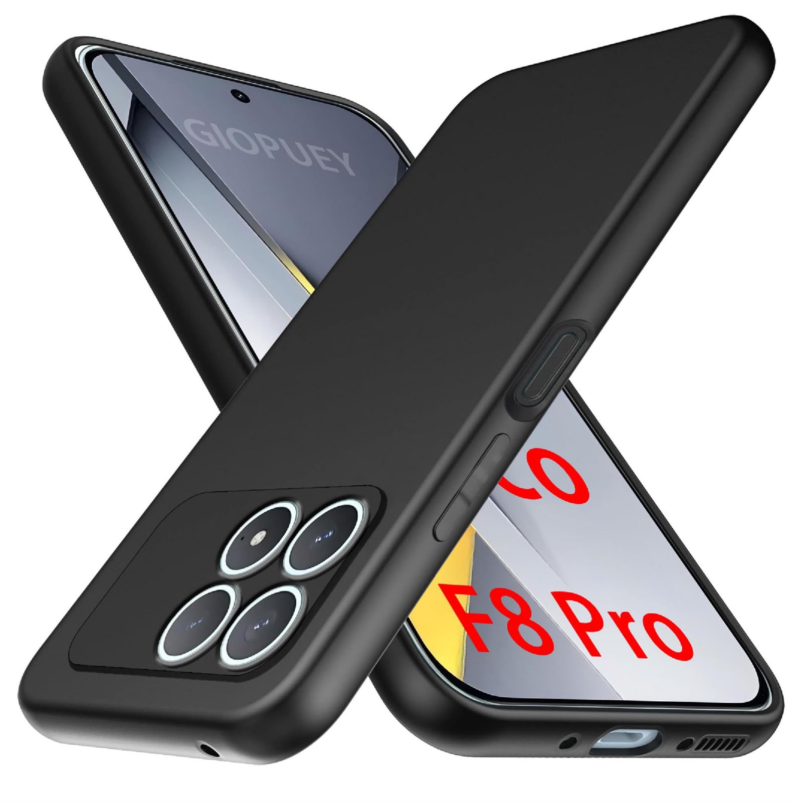 GIOPUEY Case Compatible With FairPhone 6, Ultra Thin TPU Material Case, Anti -Fingerprint Phone Case [Wear-Resistant] [Anti-Slip] – Black - View #11