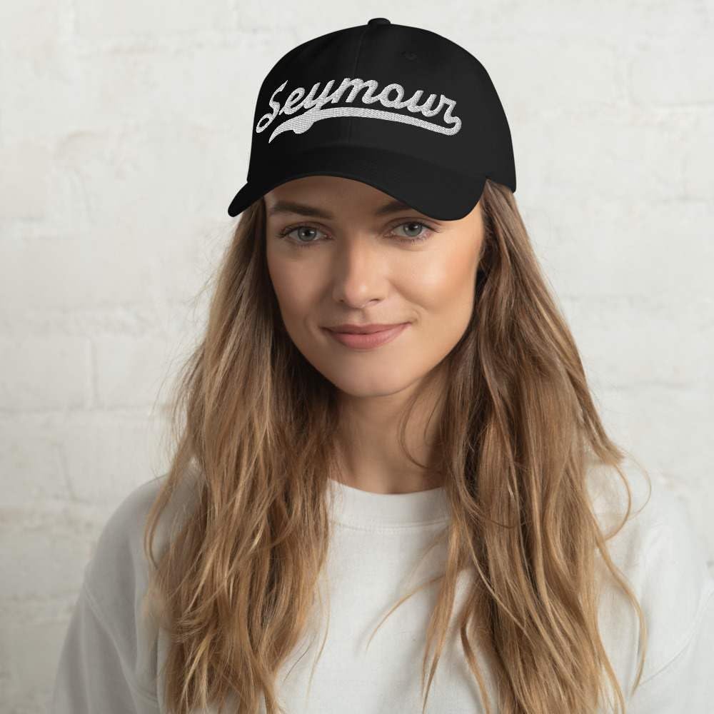 Seymour Hat Seymour Baseball Hat Personalized Custom Last Name Cap Family Name Headwear Surname Cap Gift Unisex Adjustable