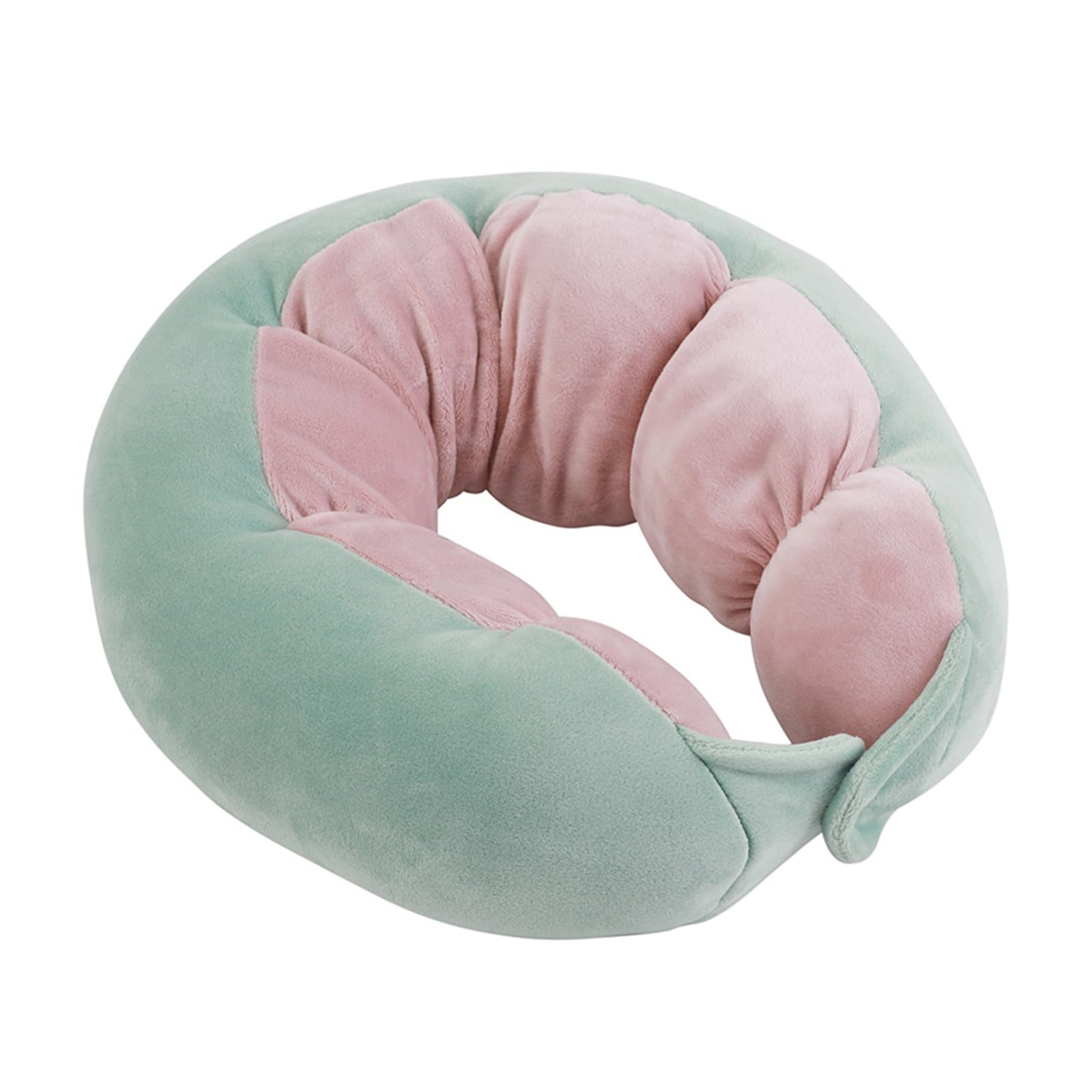 APGLSXY Ergonomic Neck Pillow Fleece U Shape Design for Napping and Long Journey Washable Breathable Neck Rest