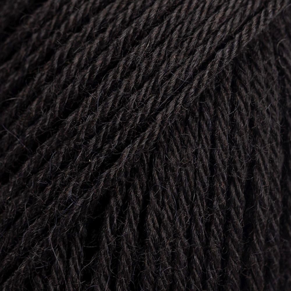 Drops Nord 02 UNI Black Alpaca Wool Polyamide Yarn โ image 1
