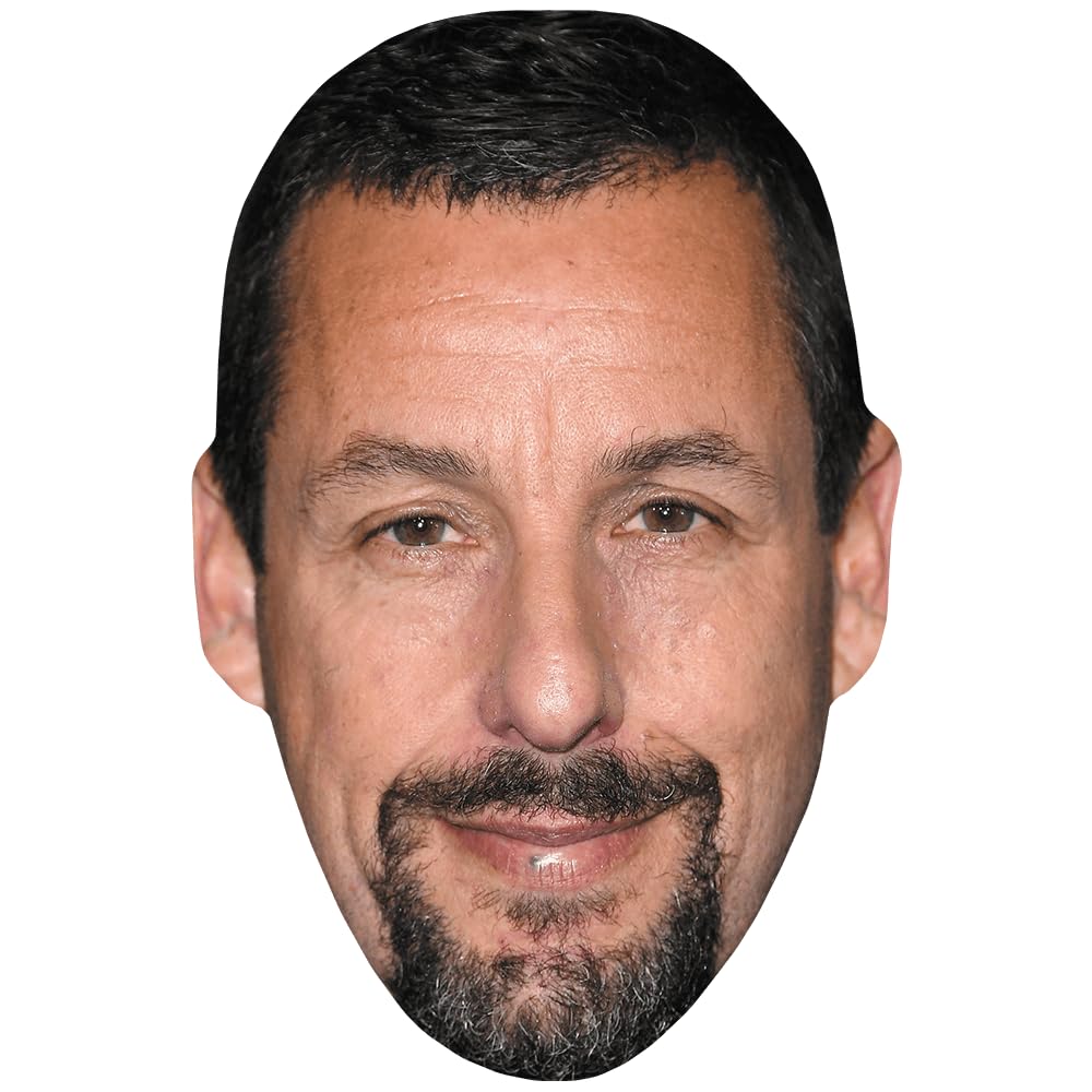Adam Sandler (Beard) Celebrity Mask, Flat Card Face, Fancy Dress Mask
