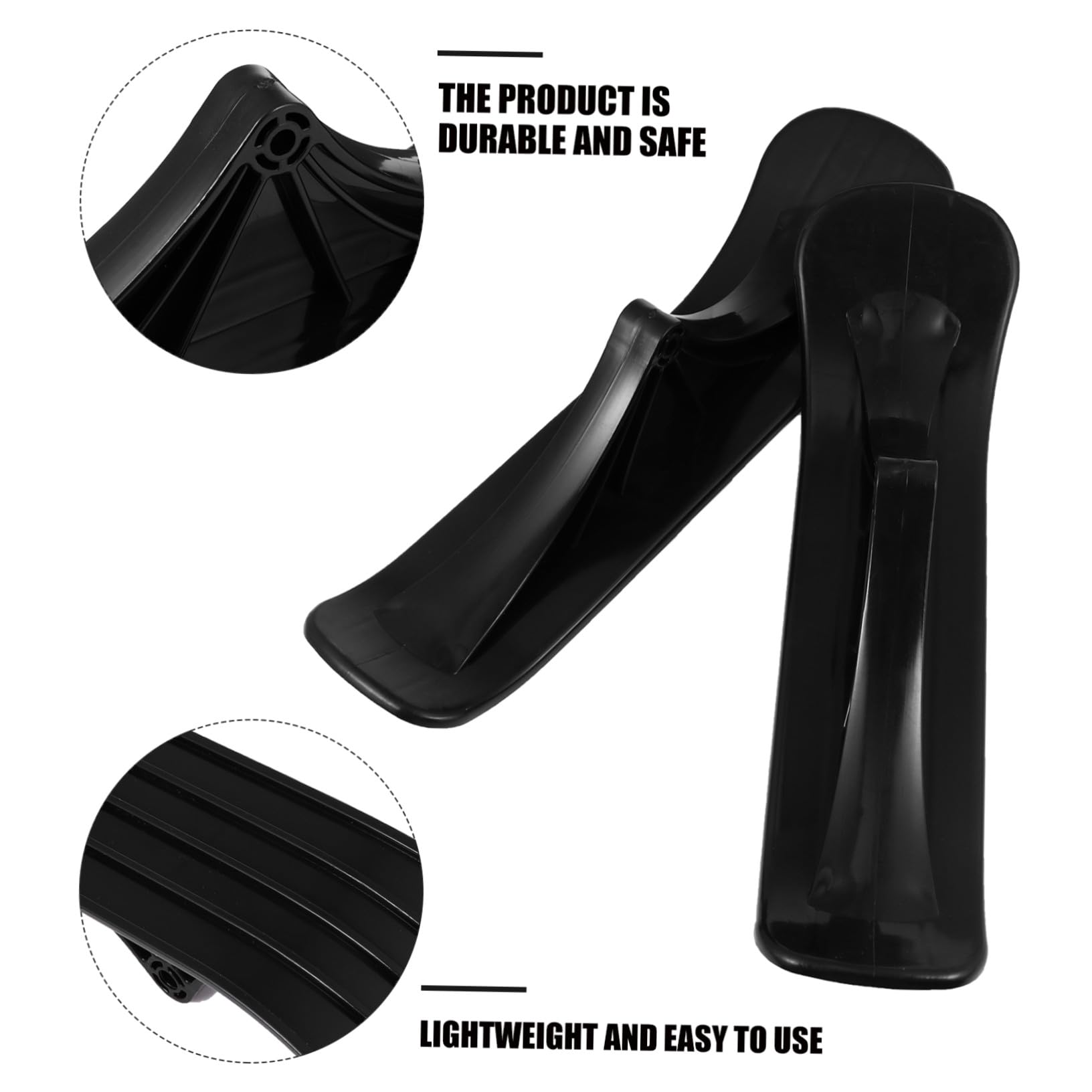 Accesorios Negro de Trineo para Nieve y Esquí Patinete PE