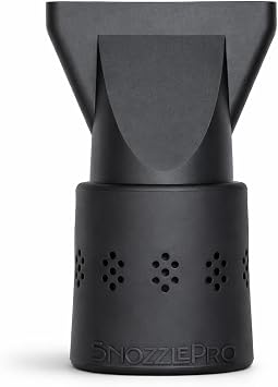 SnozzlePro Universal Hair Dryer Concentrator Nozzle Attachment Set Fits Most Standard Blow Dryers 1.52.25