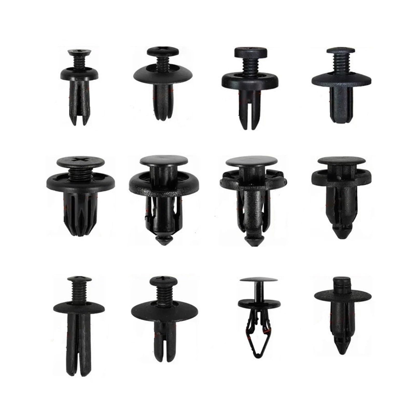 FDCSKINX 20Pcs Screw Fastener Clip Compatible X-Trail T30 T31 T32 Vanette Cargo Versa Auto Snap Plastic Rivet Clamp Holder Button Buckle(20Pcs A72)