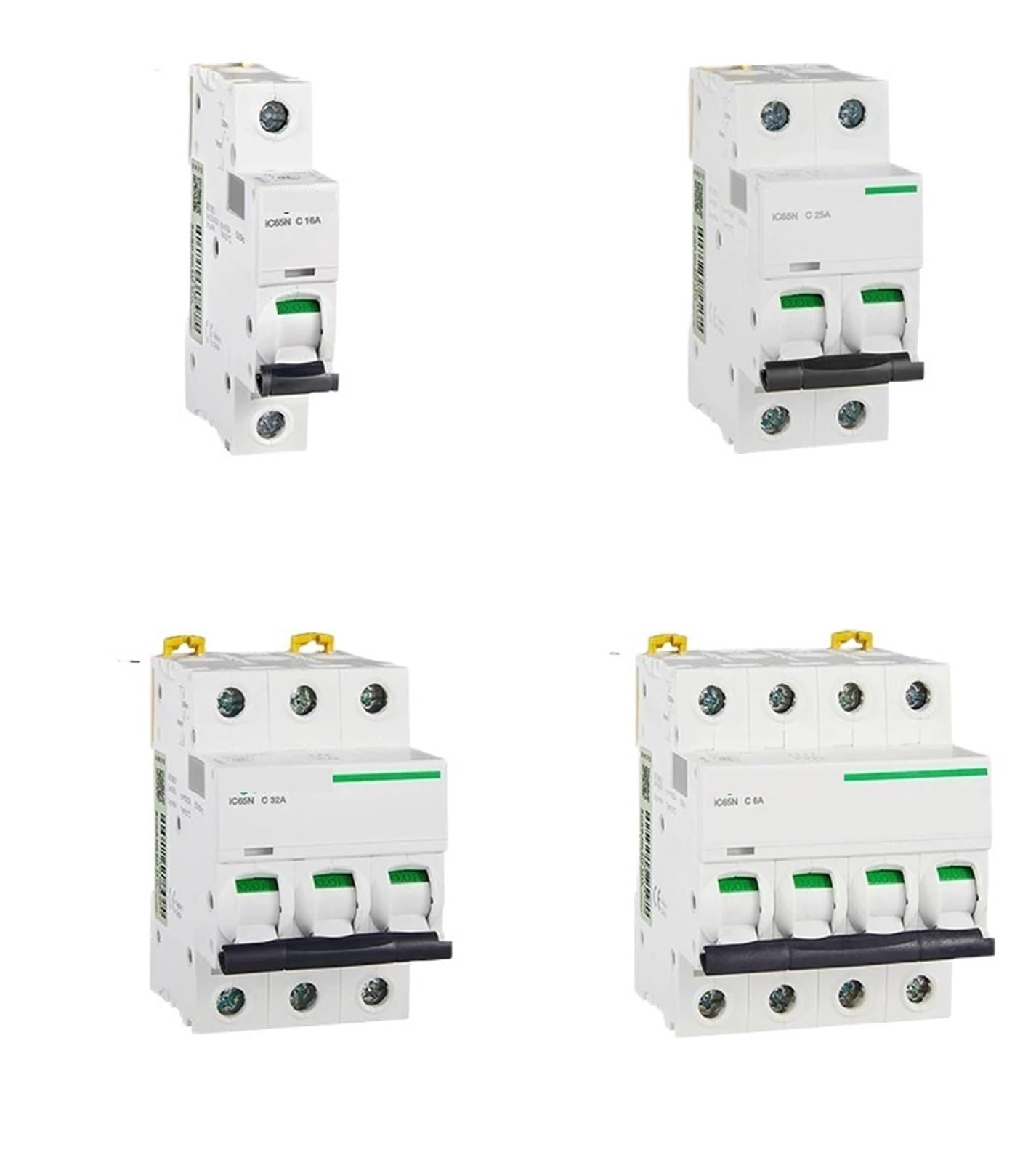 1 szt. Wyłącznik powietrza IC65N C25 1P + N C20A 2P 3P C25A 3P C63A 4P 1A 2A 4A 6A 10A 16A 20A 25A 32A 40A 50A 63A (4P, 4A)