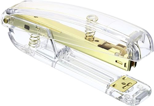 PATIKIL Grapadora acrílica, portátil, elegante, manual, sin esfuerzo, accesorios de escritorio, grapadora para aula, escritorio de oficina en casa, PATIKIL Grapadora acrílica, portátil, elegante, manual, sin esfuerzo, accesorios de escritorio, grapadora para aula, escritorio de oficina en casa,
