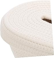 Vista 9 de Caja de pañuelos tejida con cuerda de algodón minimalista para el hogar, oficina, coche, servilleta, diseño elegante para espacios de vida