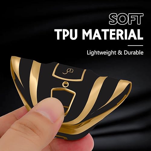 Miniatura 5 de WORCAS Funda protectora inteligente para llavero compatible con Porsche Boxster Turbo Cayenne Panamera Macan Cayman 911 llave inteligente sin llave