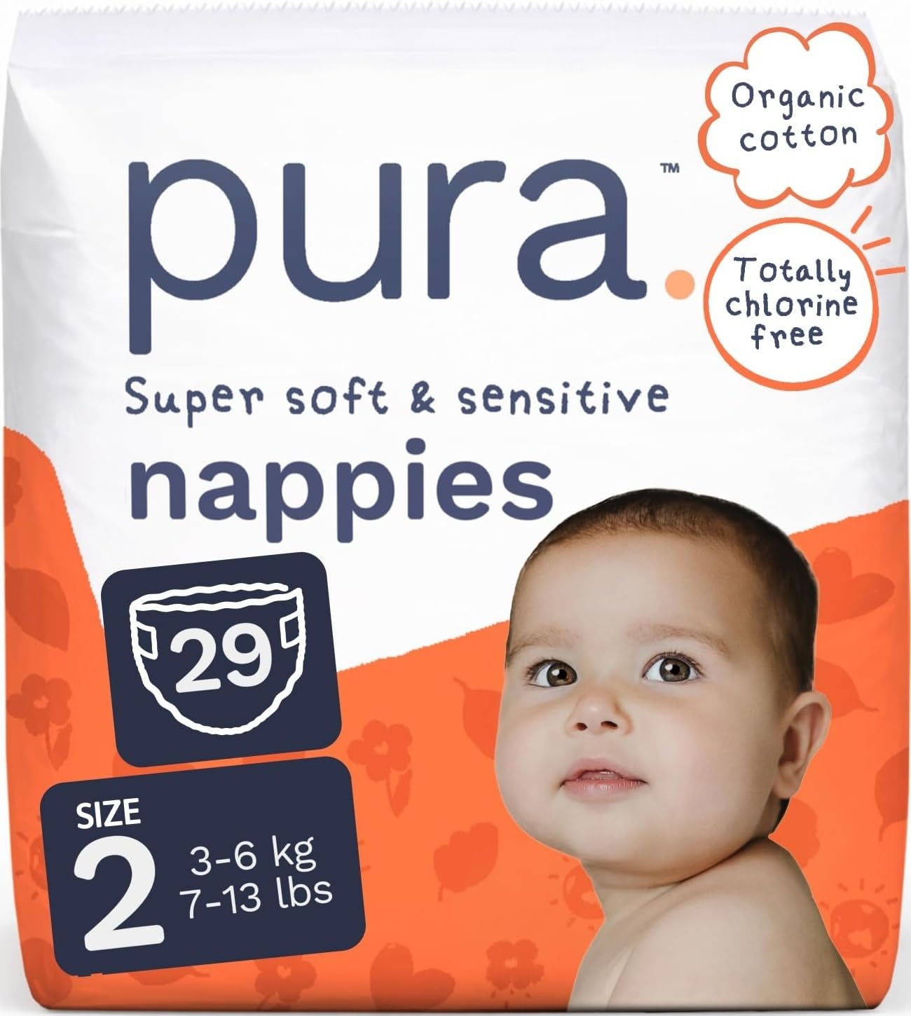 Pura Green Eco Nappies Size 2 3-6Kg 29 Nappies
