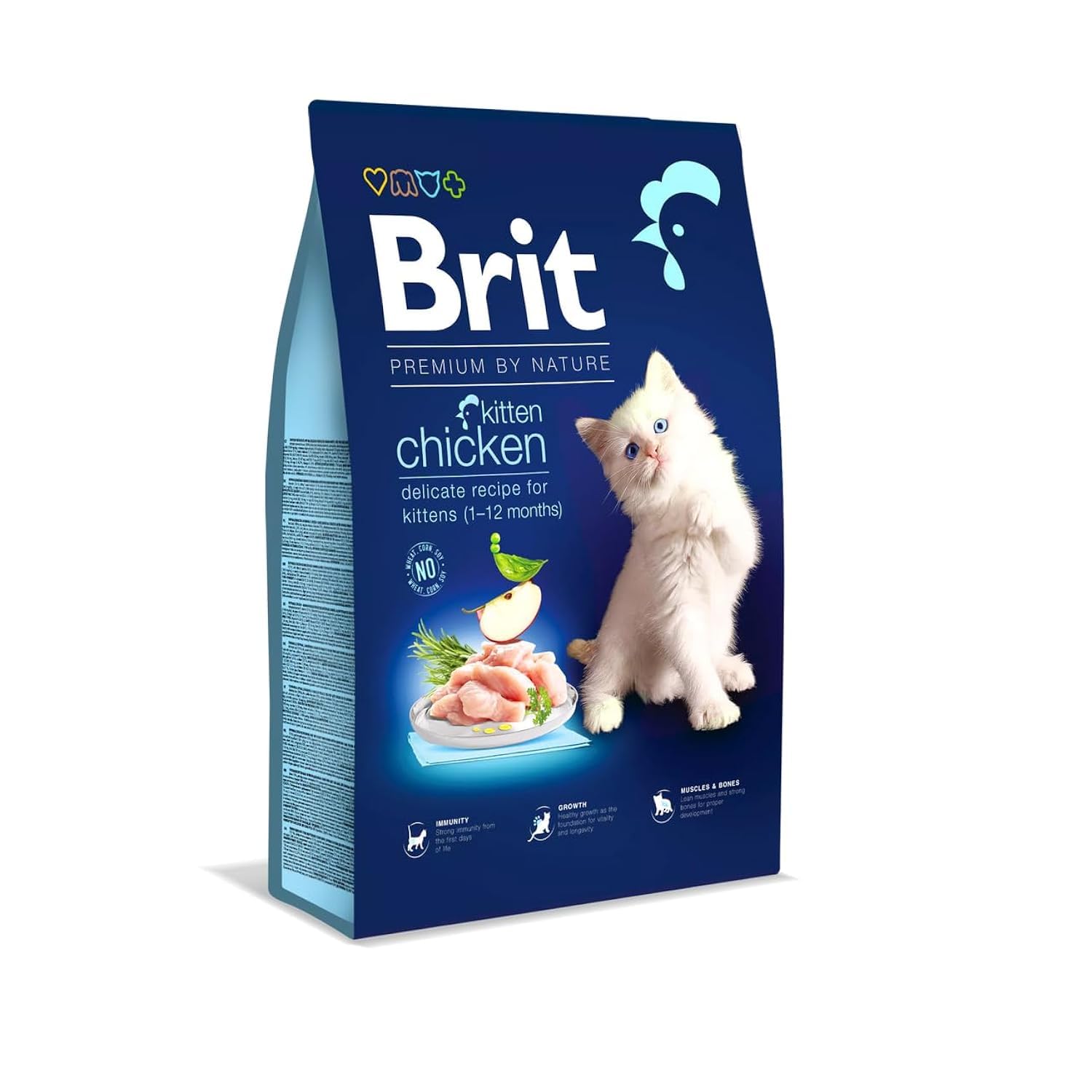 BritPremium by Nature Cat. Kitten Chicken (NP) 1.5 KG
