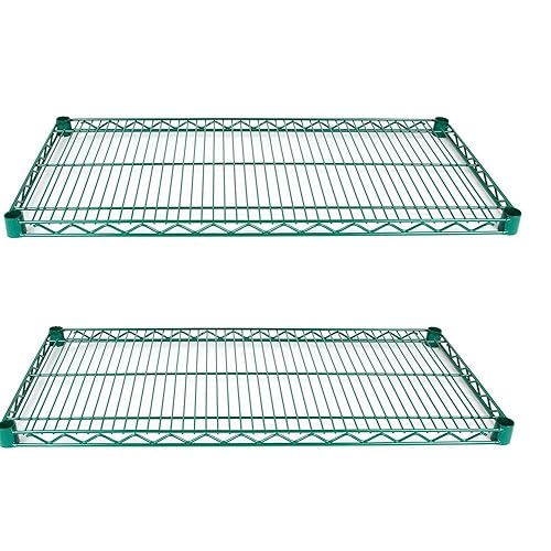 Estante de alambre epoxi resistente aprobado por NSF para cocinas, cuartos de servicio, almacenamiento, oficinas y hogar