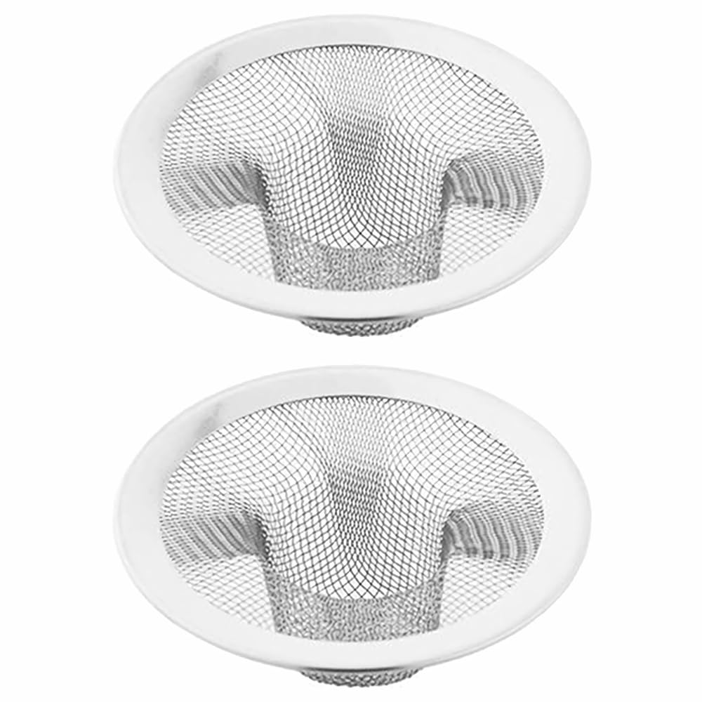 Lot De 4 Filtres évier Acier Inoxydable 7,7cm - Pour Cuisine, Douche, Baignoire - Anti-bouchons