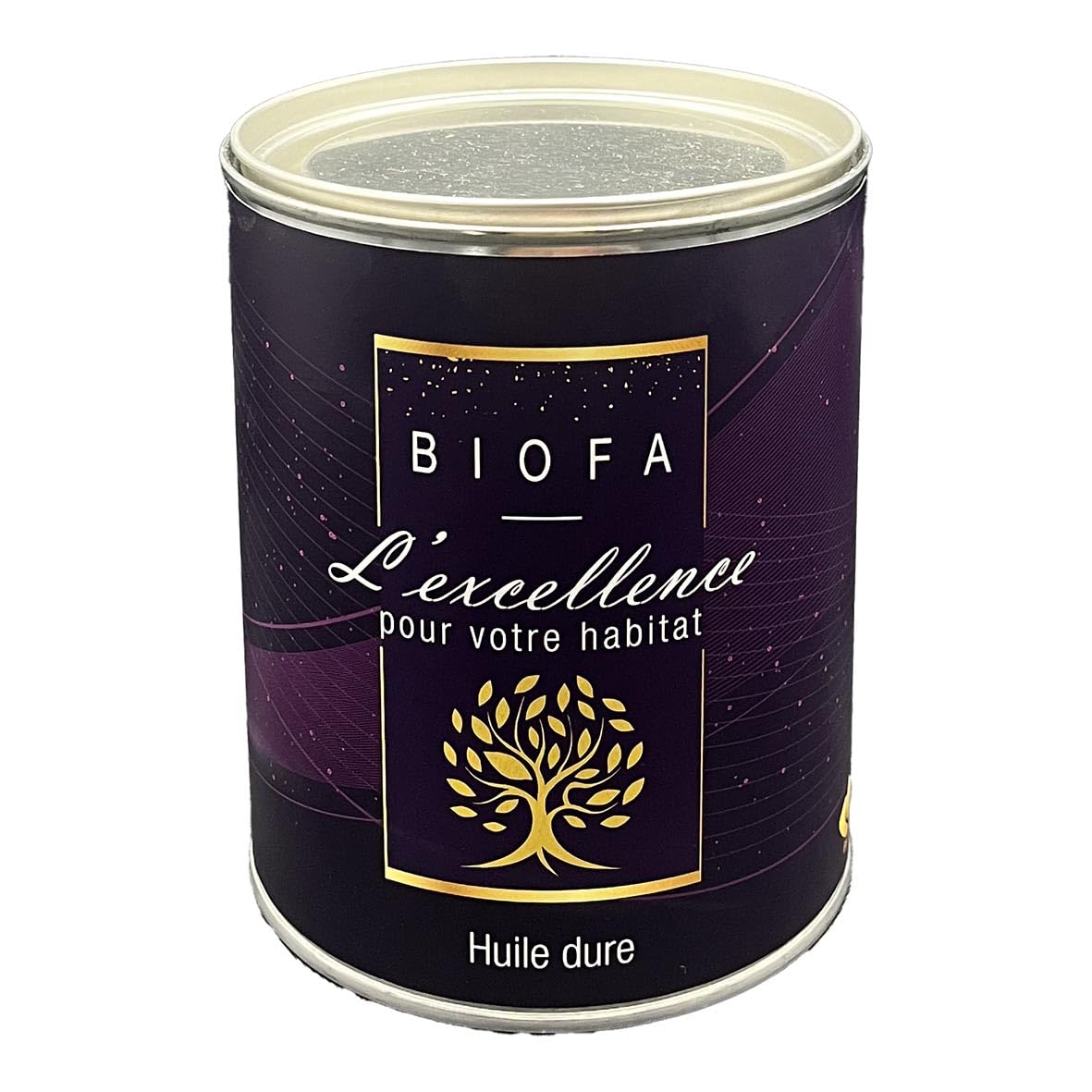 Biofa - Huile dure 2,5L - Protection des bois en intérieur (meubles, sols, boiseries, ...) - Résiste très bien dans le temps