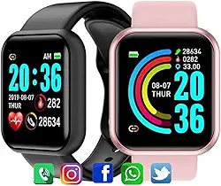 Relogio Inteligente Smartwatch D20 Bluetooth IOS e Android (Preto)