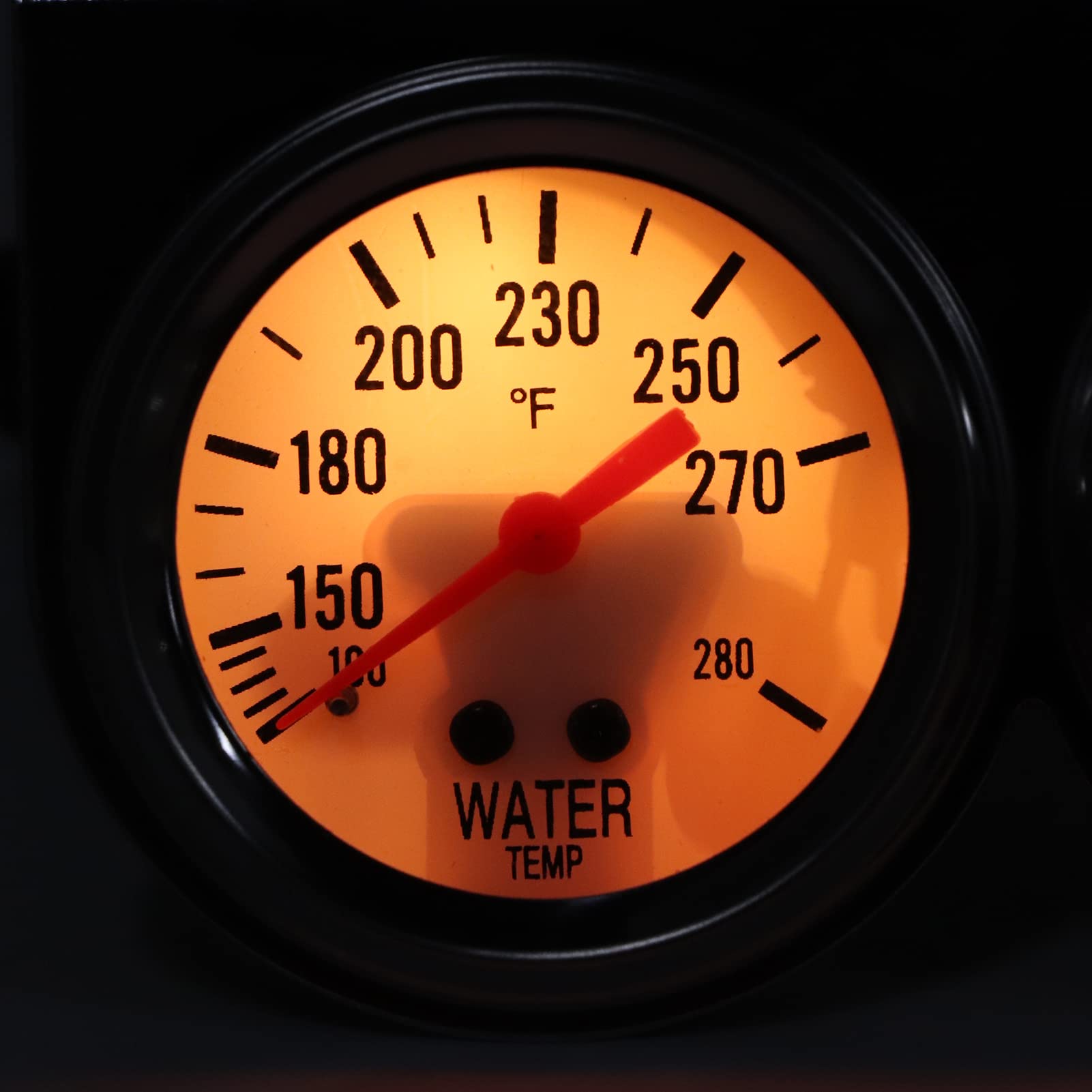 Asixxsix Juego de 3 Indicadores de 52 Mm Temperatura Agua Voltios Presión
