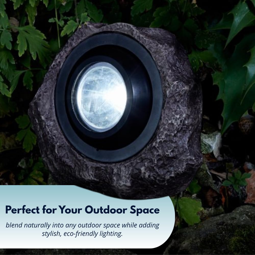 Garden Mile Solarleuchten für den Außenbereich, 15 Lumen, wasserdicht, strapazierfähig, hellweiß, Solar-Gartenleuchten für Weg, Auffahrt, Terrasse, Hof, Beleuchtung, 4 Stück