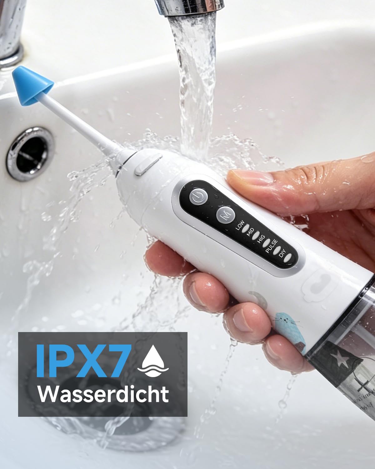 Kabelloser Elektrischer Nasendusche |Für Erwachsene & Kinder | Zur täglichen Nasenpflege bei verstopfter Nase und Nebenhöhlenbeschwerden | Akku-Modell, lange Laufzeit