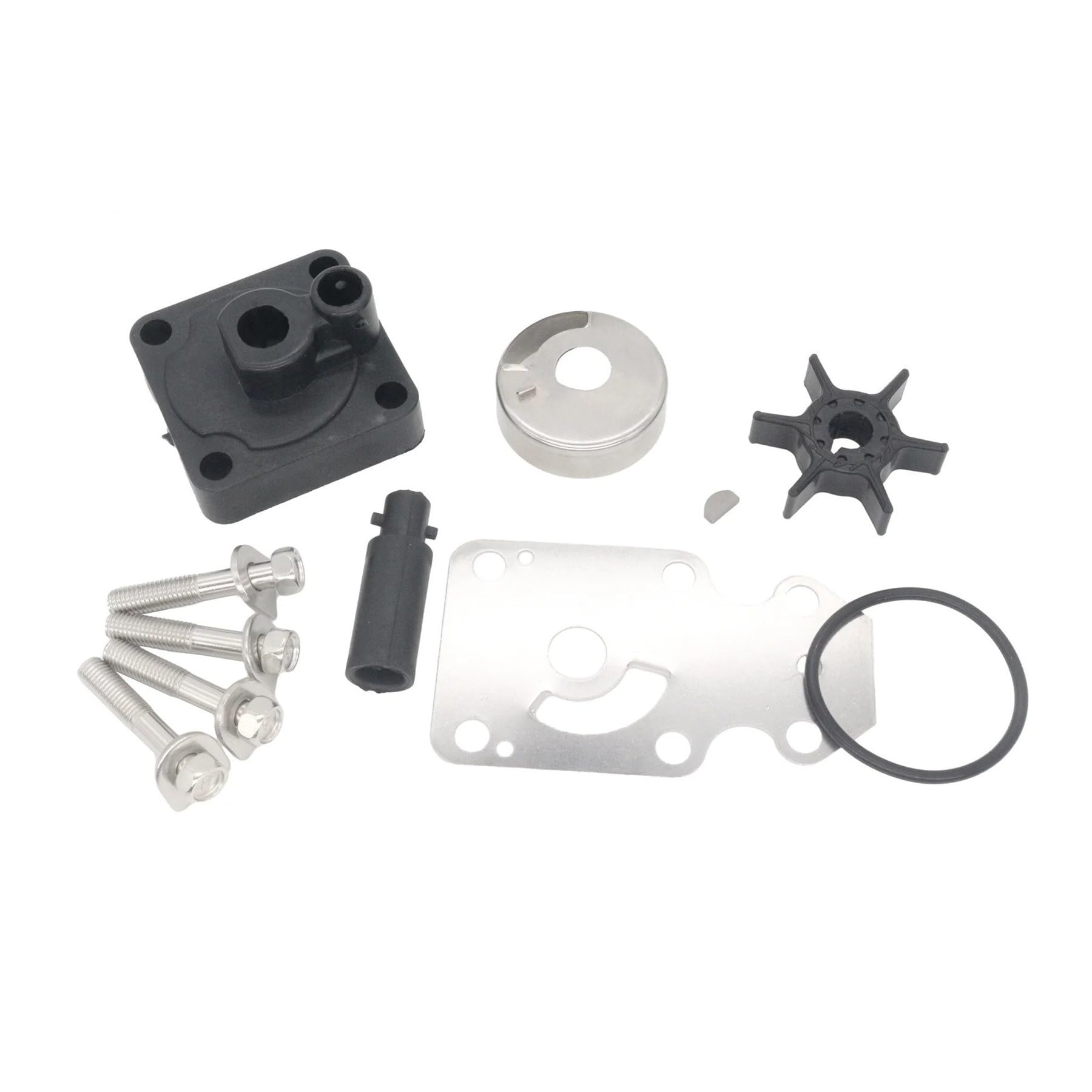 Bombas Agua Para Fueraborda 6 8 9,9 HP F6A F6B F8C F8F F9.9F F9.9J 63V-44301-00 Kit De Reparación De Bomba De Agua Bomba Refrigerante
