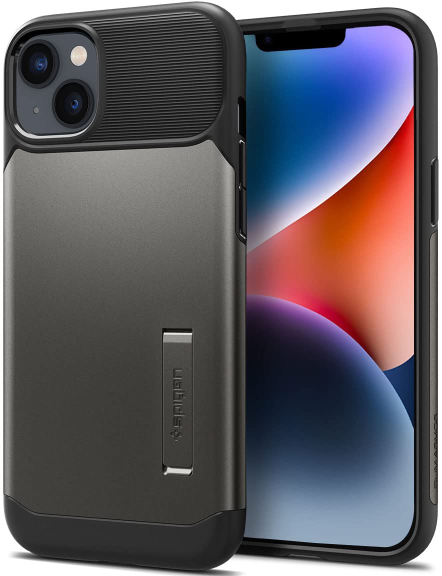 Slim Armor designed for iPhone 14 case cover (2022) - Gunmetal