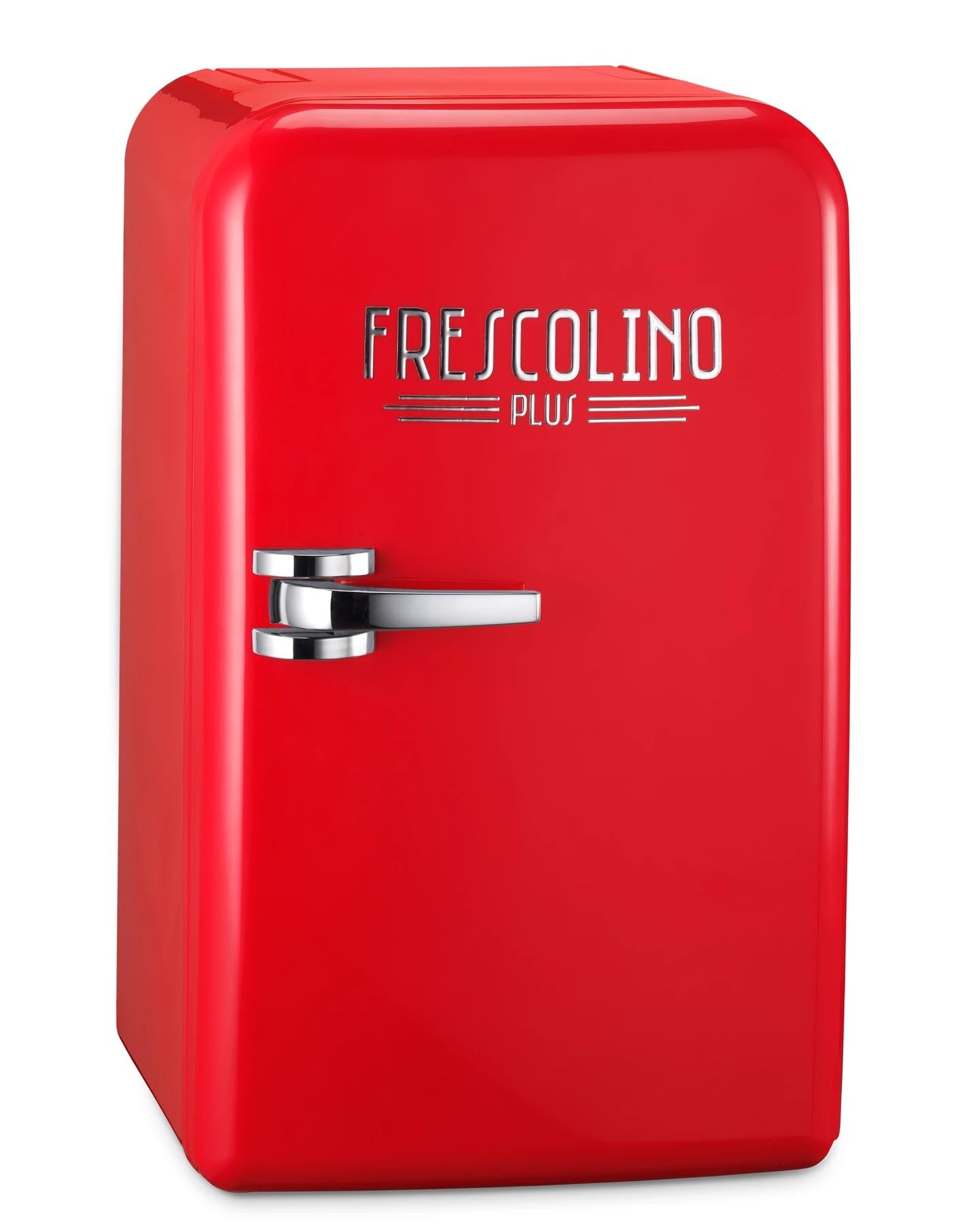 Trisa Frescolino Plus 17L, Mini-Kühlschrank Mobile Kühlbox, 12V Auto, Rot