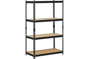 Ultimate Muscle Rack Storage Shelving 4 Adjustable Shelves 3200 lbs Capacity 60...