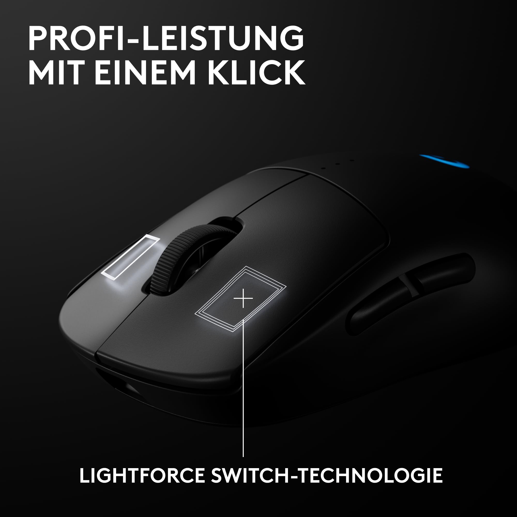 Logitech G PRO 2 LIGHTSPEED kabellose Gaming-Maus Rechts-oder Linkshänder, mit bis zu 4 anpassbar... Ansicht 7